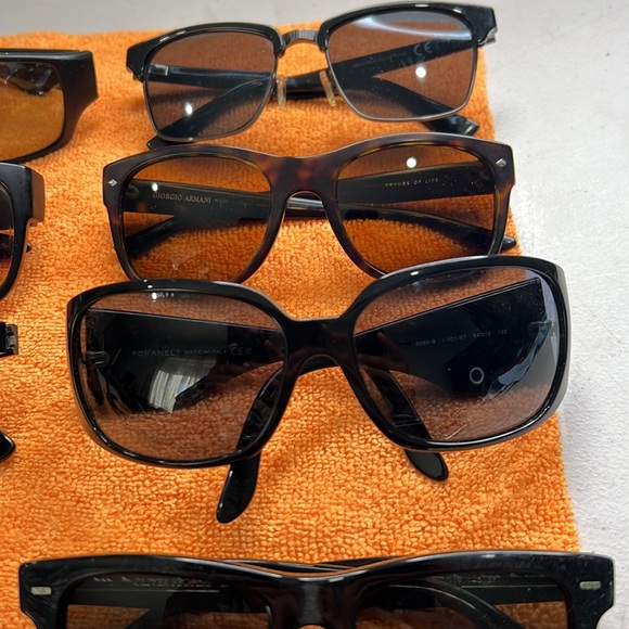 Lot of designer prescription sunglasses with scratches, for parts or repair - Picture 5 of 11